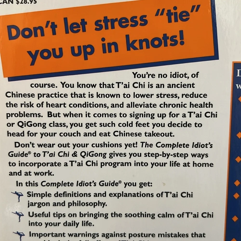 “The Complete Idiot’s Guide to T’ai Chi & QiGong” Paperback by Bill Douglas